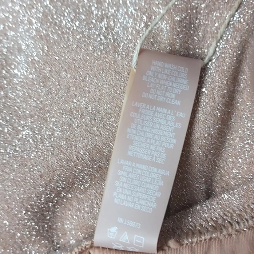 New Skims Gliter Swim Metallic Dress Cover-up Size 2X